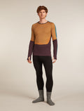 Men's Merino 200 Oasis+ Long Sleeve Crewe Thermal Top Java/Trail - 7