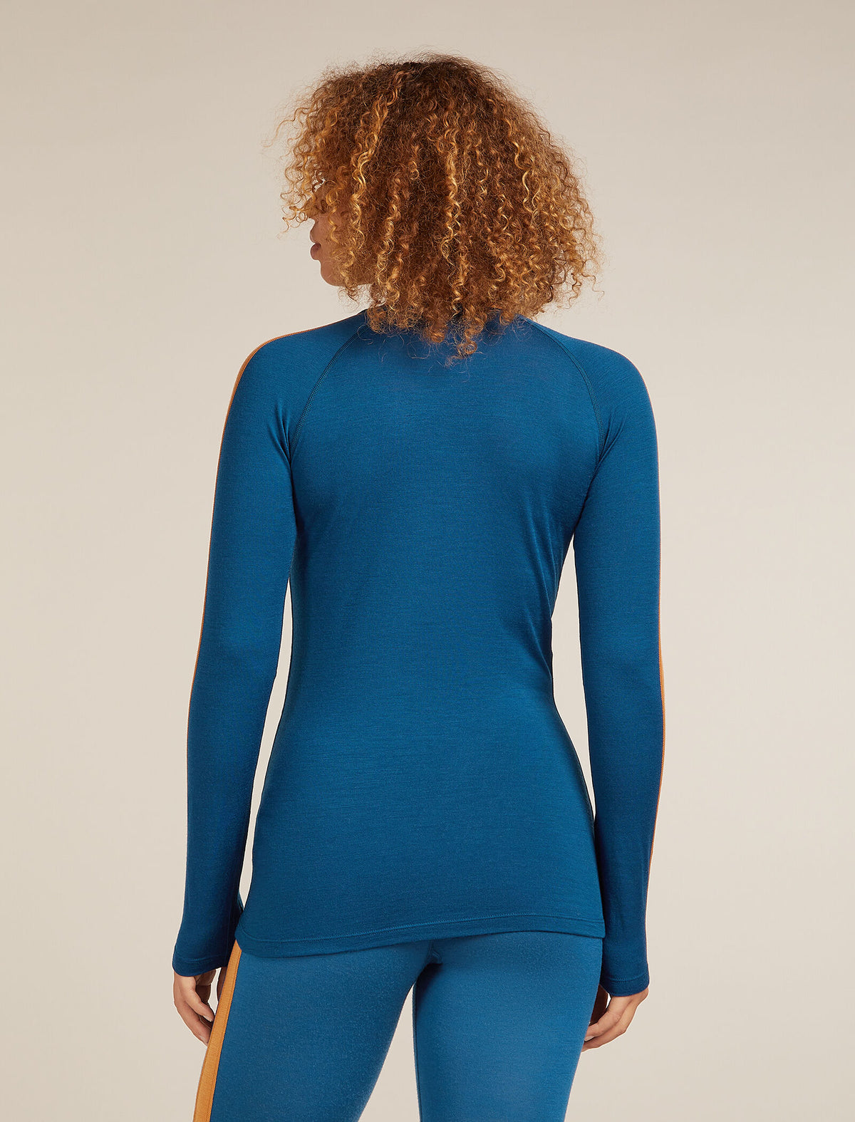 Women's Merino 200 Oasis+ Long Sleeve Crewe Thermal Top Atlantis/Hydro - 2
