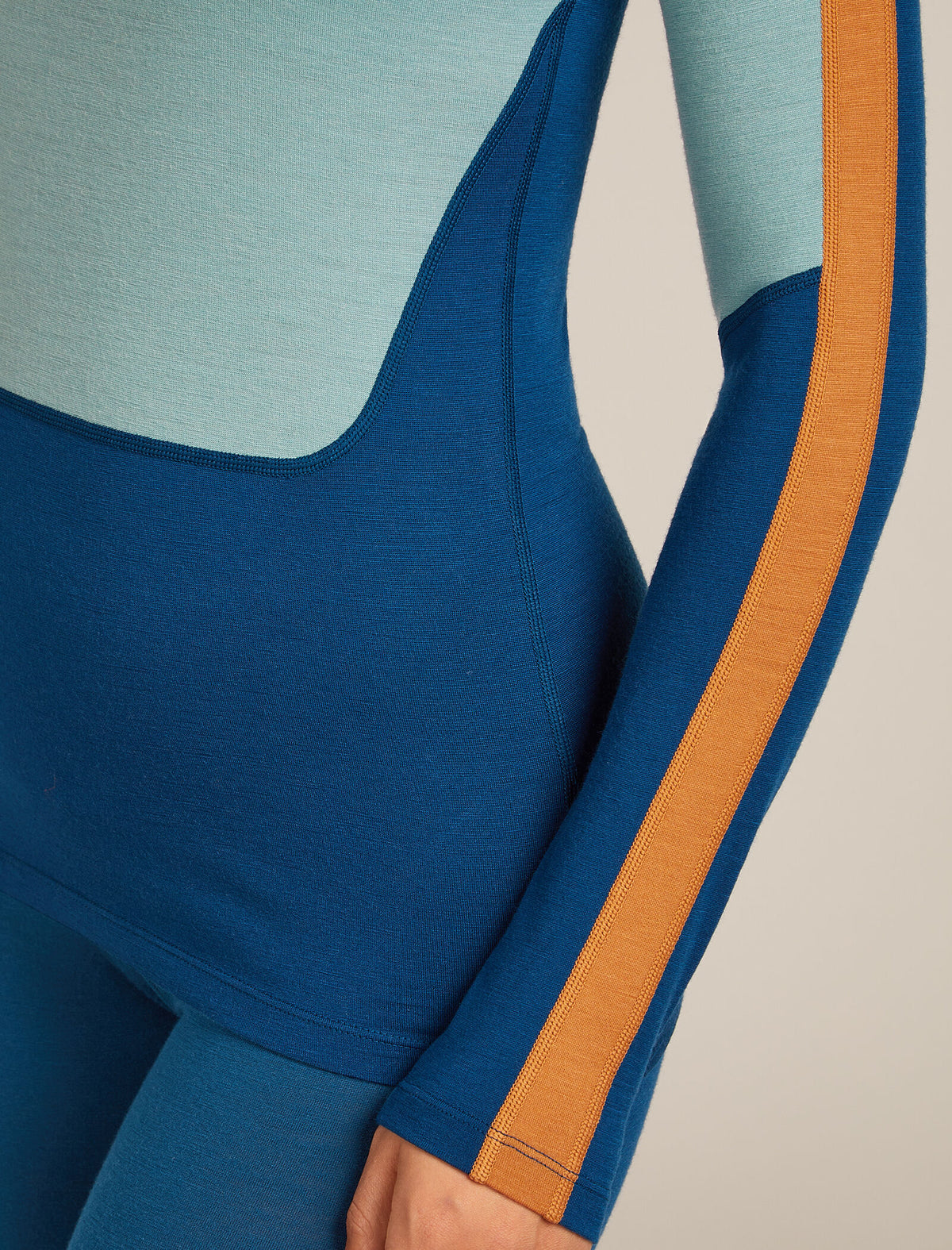 Women's Merino 200 Oasis+ Long Sleeve Crewe Thermal Top Atlantis/Hydro - 8