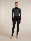 Women's Merino 200 Oasis+ Long Sleeve High Neck Thermal Top Black/Jet Hthr - 3