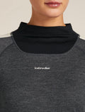 Women's Merino 200 Oasis+ Long Sleeve High Neck Thermal Top Black/Jet Hthr - 5