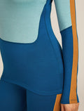 Women's Merino 200 Oasis+ Long Sleeve High Neck Thermal Top Atlantis/Hydro - 8