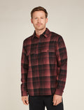 Men's Merino 200 Dawnder Long Sleeve Flannel Shirt Plaid  - 1