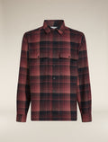 Men's Merino 200 Dawnder Long Sleeve Flannel Shirt Plaid  - 7