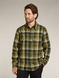Men's Merino 200 Dawnder Long Sleeve Flannel Shirt Plaid  - 1