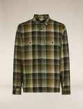 Men's Merino 200 Dawnder Long Sleeve Flannel Shirt Plaid  - 10