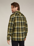 Men's Merino 200 Dawnder Long Sleeve Flannel Shirt Plaid  - 5