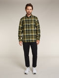 Men's Merino 200 Dawnder Long Sleeve Flannel Shirt Plaid  - 6