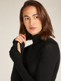 Women's Queens Long Sleeve High Neck Bodysuit  - 11