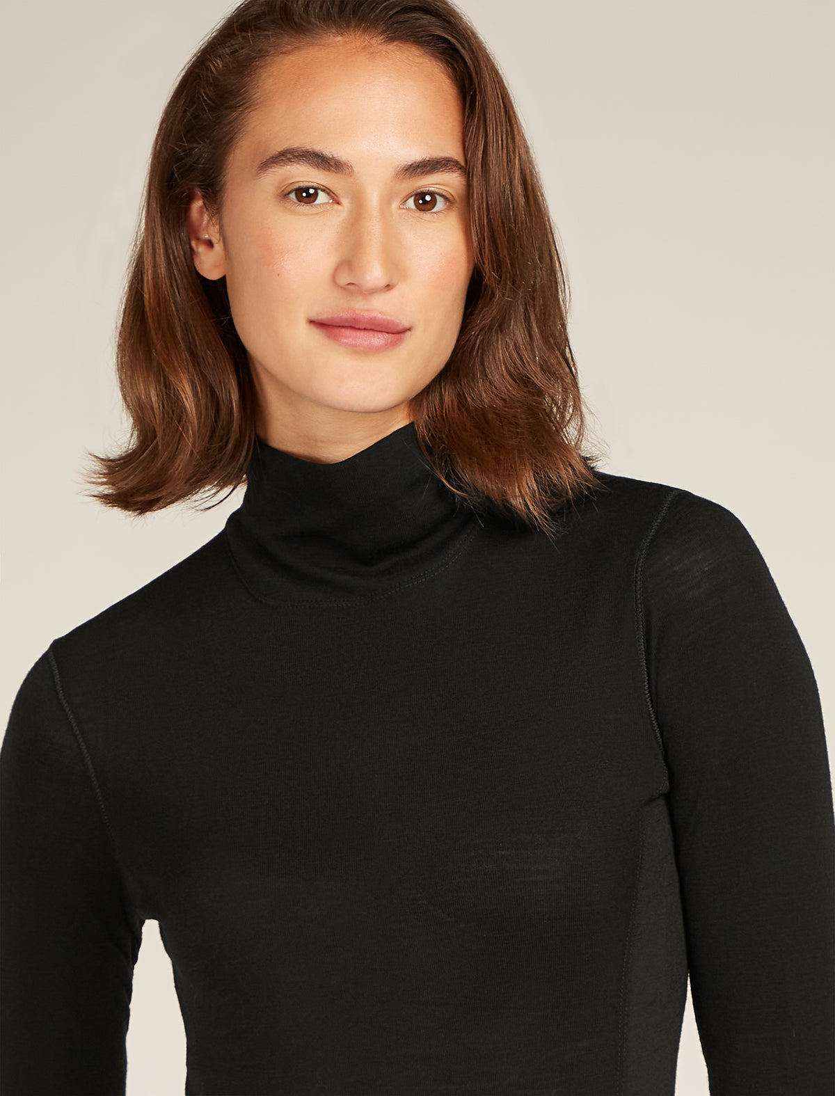 Women's Queens Long Sleeve High Neck Bodysuit  - 5