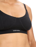 Women's Queens Clasp Bra Black - 5