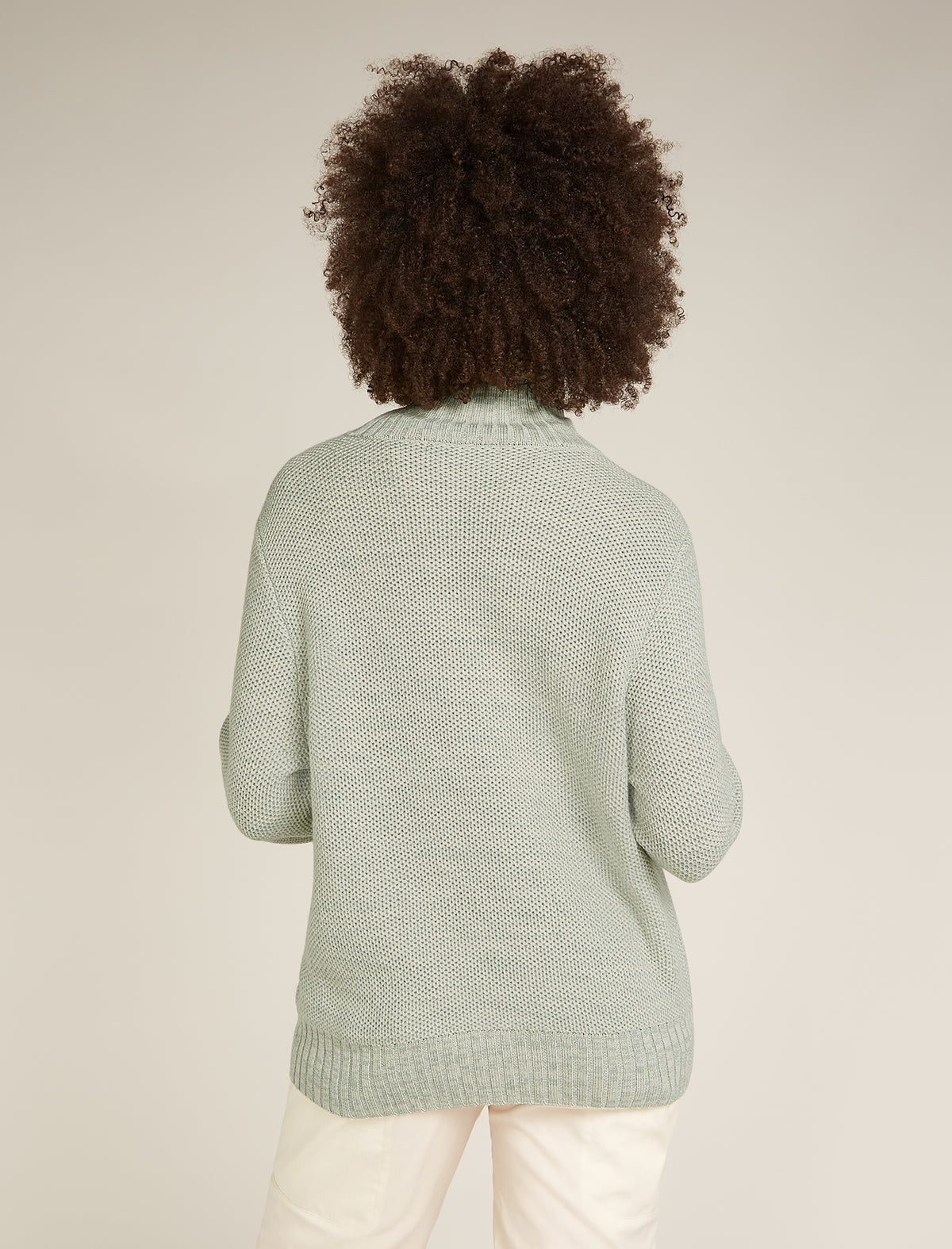 Women's Seevista Funnel Neck Sweater Ashen/Moss - 2