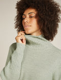 Women's Seevista Funnel Neck Sweater Ashen/Moss - 7