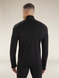 Men's Original Long Sleeve Half Zip Top Black - 3