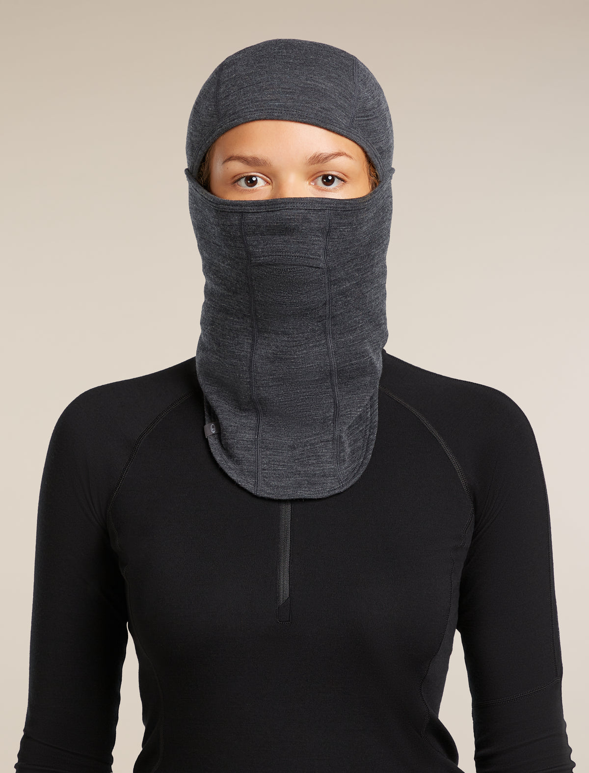 Unisex Merino 360 Apex Balaclava Jet Heather - 2