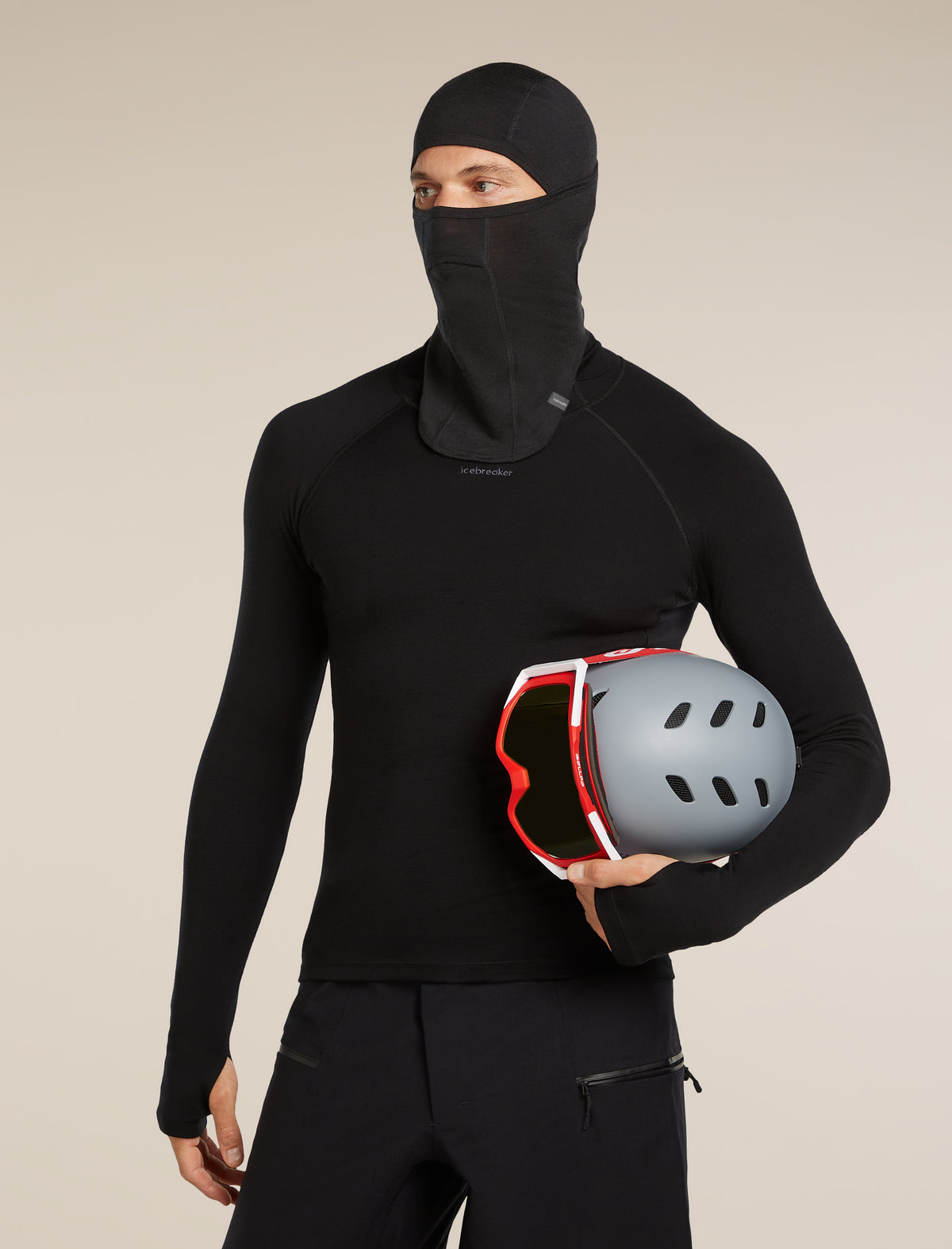 Unisex Merino 200 Oasis Balaclava Black - 4