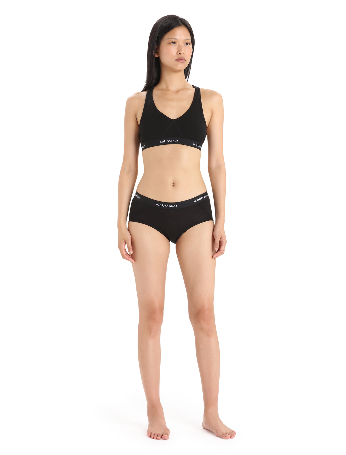 Women's Merino Sprite Hot Pants Black - 3