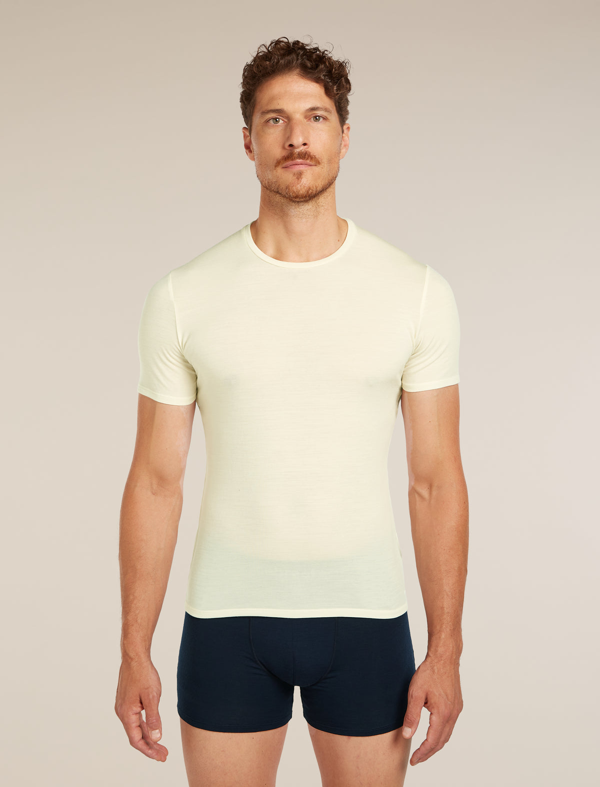 Men's Merino 150 Anatomica Short Sleeve Crewe Top Undyed - 1