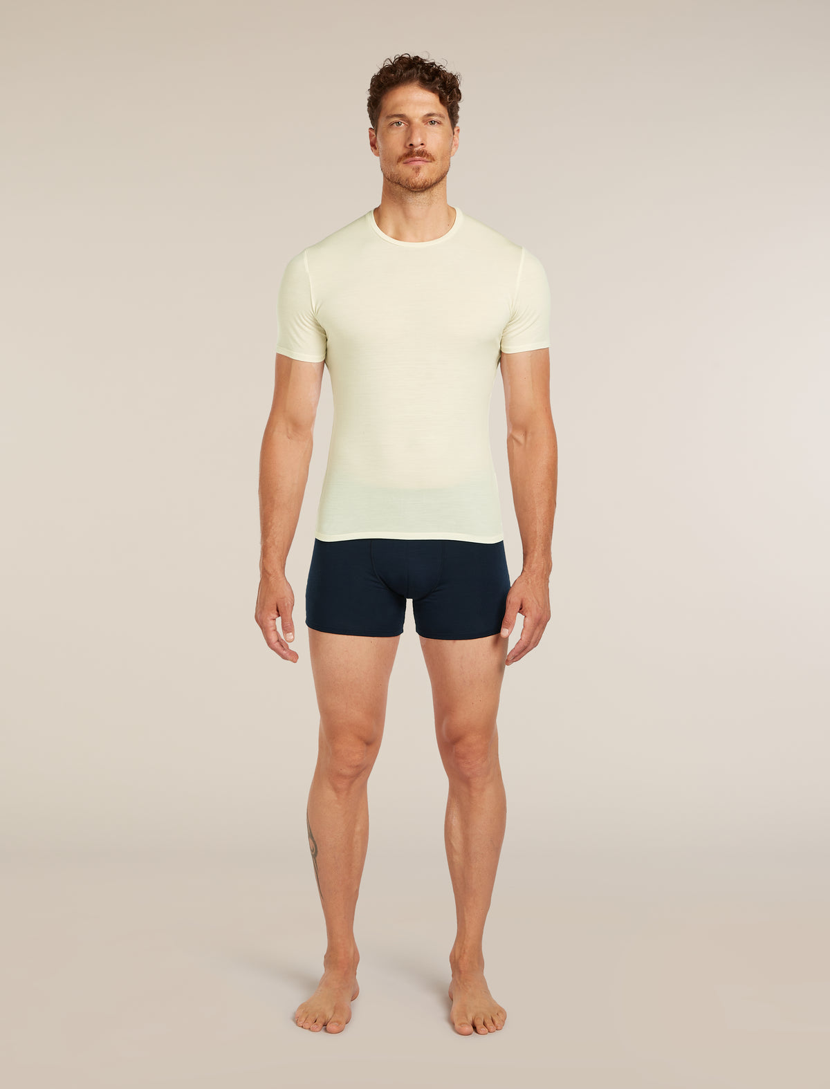Men's Merino 150 Anatomica Short Sleeve Crewe Top Undyed - 3