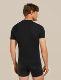 Men's Merino 150 Anatomica Short Sleeve Crewe Top Black - 2