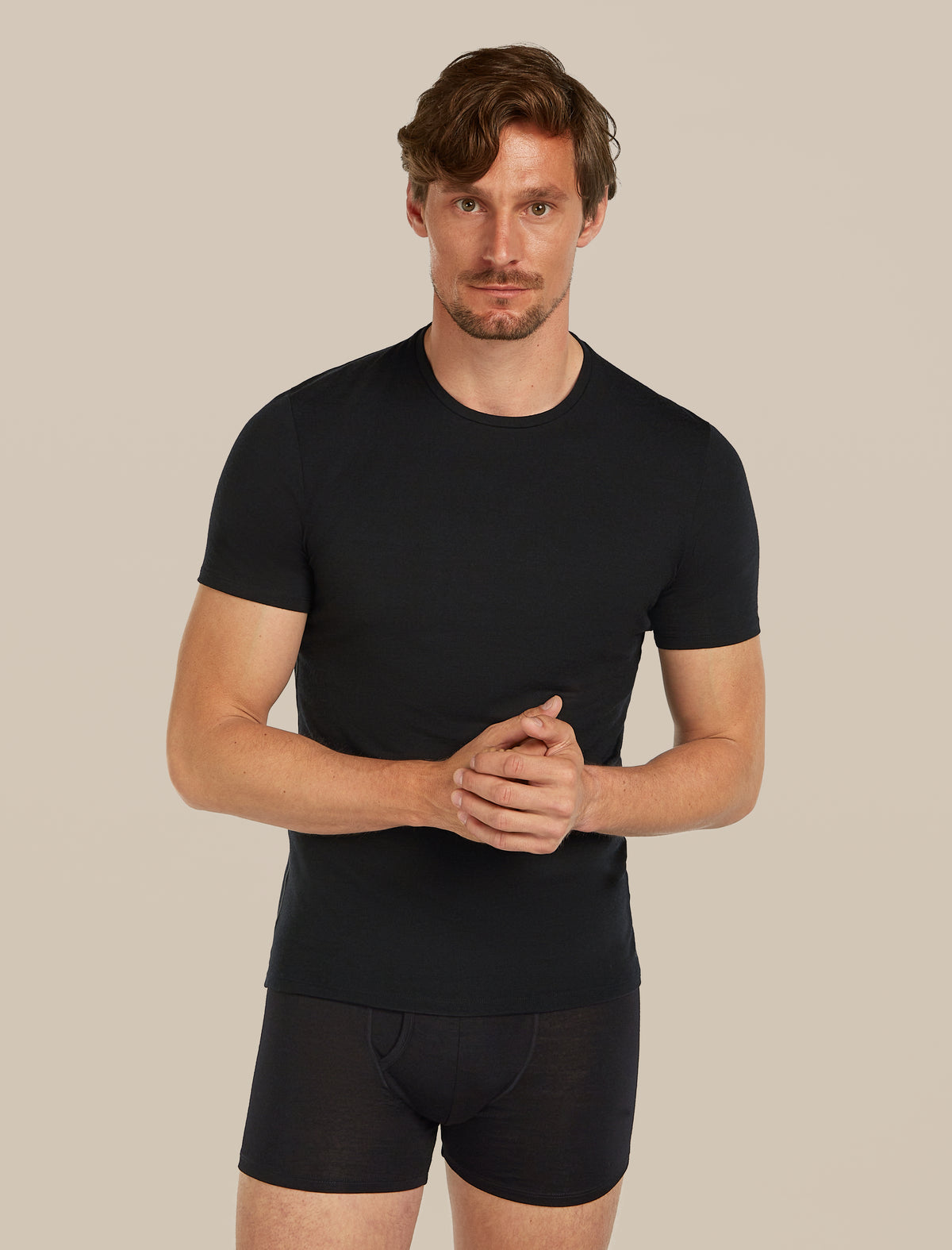 Men's Merino 150 Anatomica Short Sleeve Crewe Top Black - 5