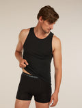 Men's Merino 150 Anatomica Tank Black - 6