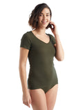 Women's Merino 150 Siren Short Sleeve Sweetheart Loden - 8