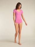 Women's Merino 150 Siren Short Sleeve Sweetheart Pop - 3