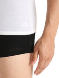 Men's Merino 150 Anatomica Short Sleeve V Neck Top Snow - 6