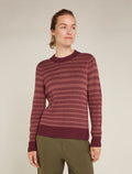Women's Waypoint Crewe Sweater Port/Cedarwood - 1