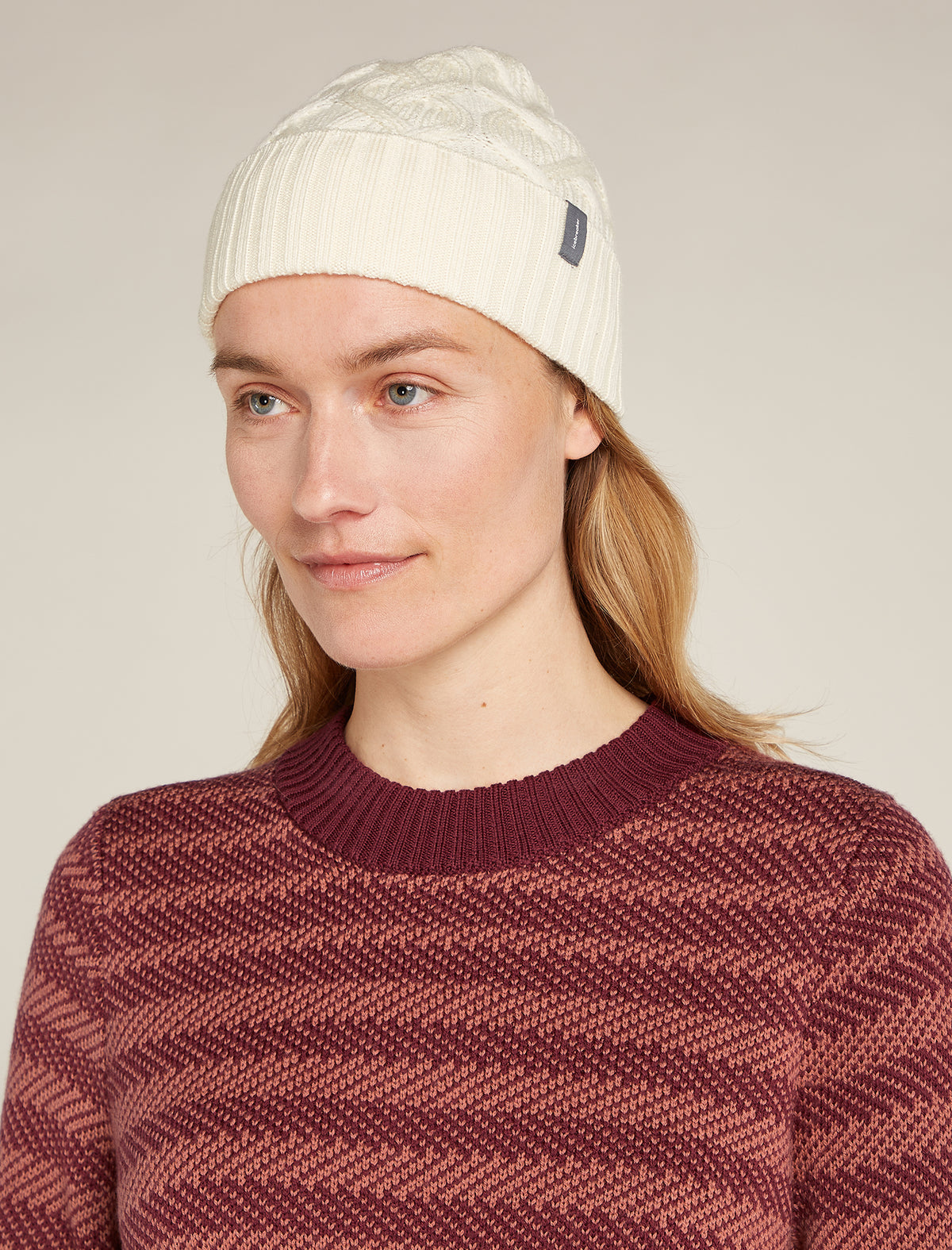 Women's Waypoint Crewe Sweater Port/Cedarwood - 5