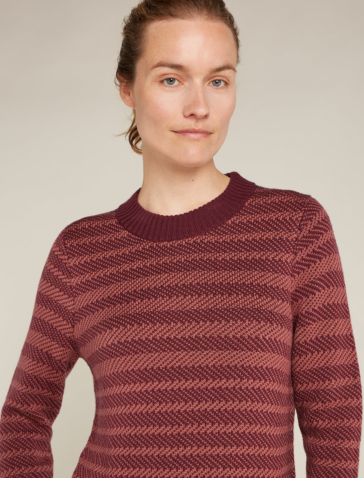 Women's Waypoint Crewe Sweater Port/Cedarwood - 6