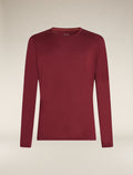 Men's Merino 200 Oasis Long Sleeve Crewe Thermal Top Port - 8