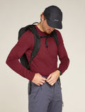 Men's Merino 200 Oasis Long Sleeve Crewe Thermal Top Port - 5