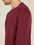Men's Merino 200 Oasis Long Sleeve Crewe Thermal Top Port - 6