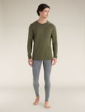 Men's Merino 200 Oasis Long Sleeve Crewe Thermal Top Loden - 8