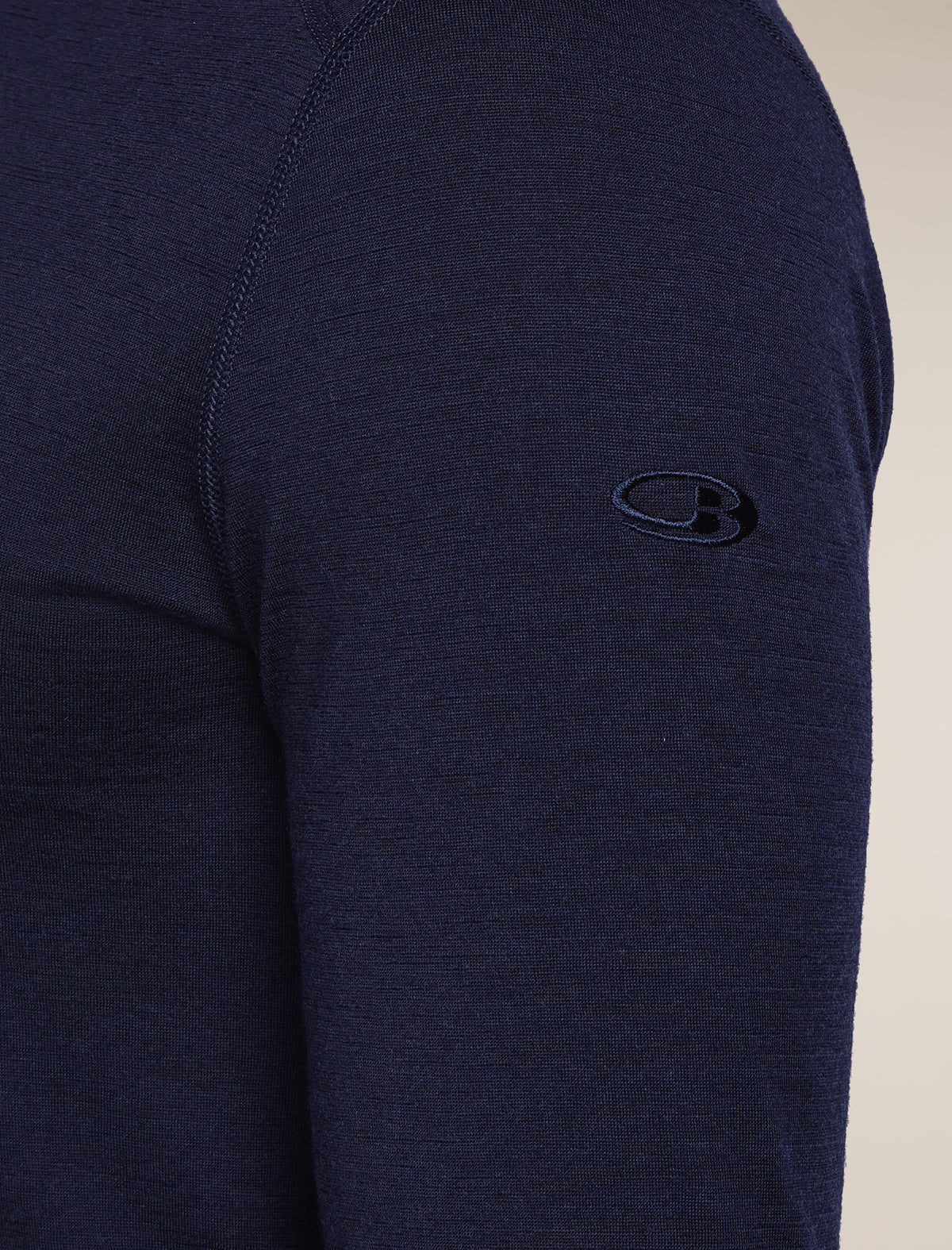 Men's Merino 200 Oasis Long Sleeve Crewe Thermal Top Midnight Navy - 7