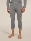Men's Merino 200 Oasis 3/4 Thermal Leggings Gritstone Heather - 1