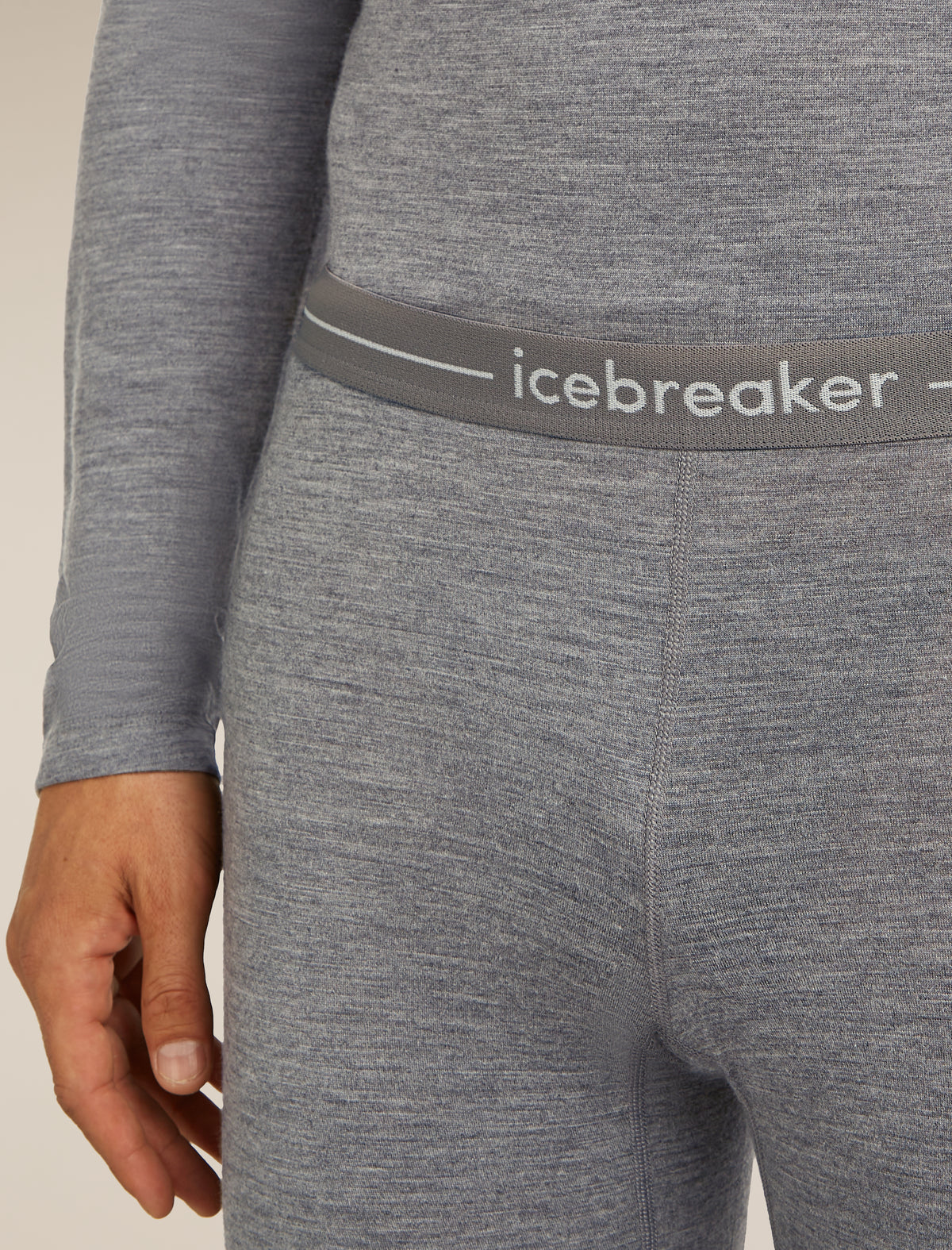 Men's Merino 200 Oasis 3/4 Thermal Leggings Gritstone Heather - 6