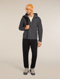 Men's Merino 200 Oasis Thermal Leggings wFly Gritstone Heather - 4