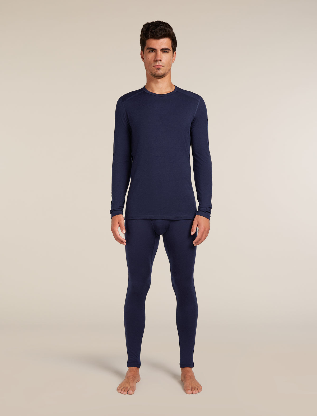 Men's Merino 200 Oasis Thermal Leggings wFly Midnight Navy/Monsoon - 3