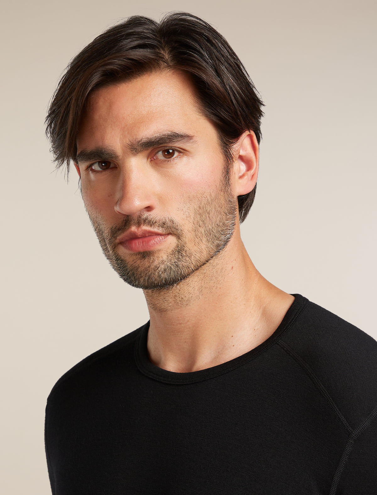 Men's Merino 260 Tech Long Sleeve Crewe Thermal Top Black - 7