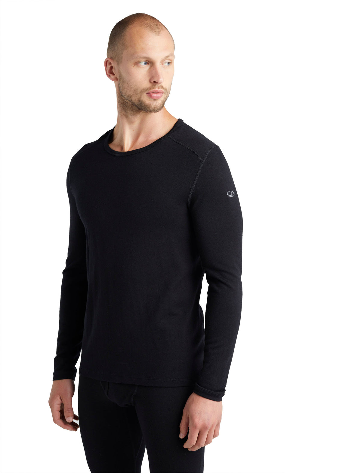 Men's Merino 260 Tech Long Sleeve Crewe Thermal Top Black - 6