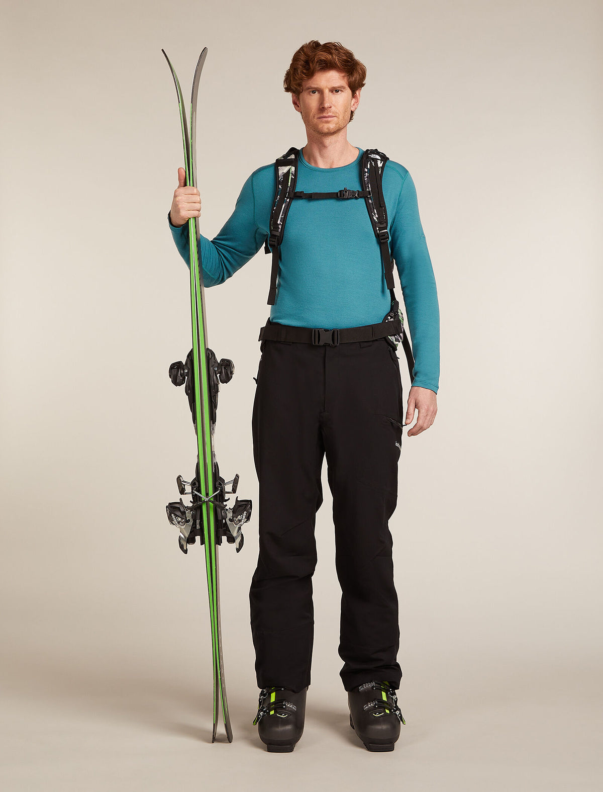 Men's Merino 260 Tech Long Sleeve Crewe Thermal Top Topaz - 4