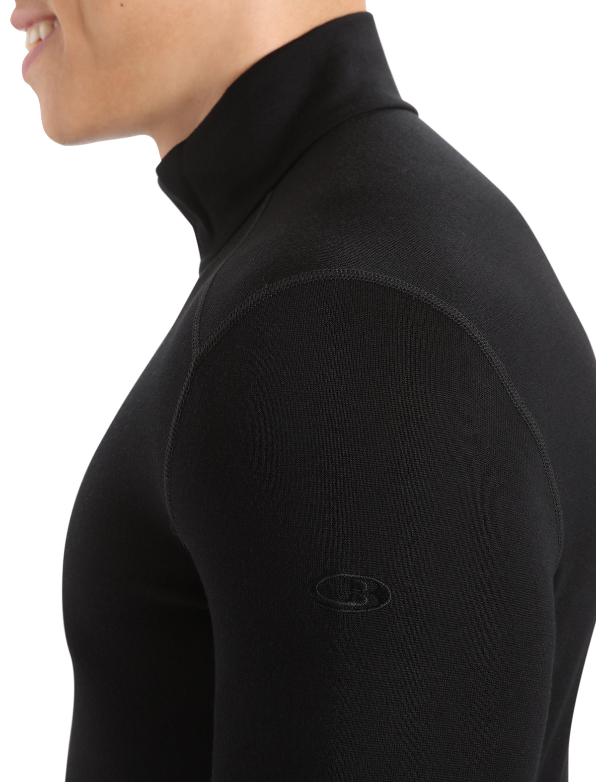 Men's Merino 260 Tech Long Sleeve Half Zip Thermal Top Black - 6