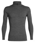Men's Merino 260 Tech Long Sleeve Half Zip Thermal Top Gritstone Heather - 5