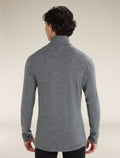Men's Merino 260 Tech Long Sleeve Half Zip Thermal Top Gritstone Heather - 7