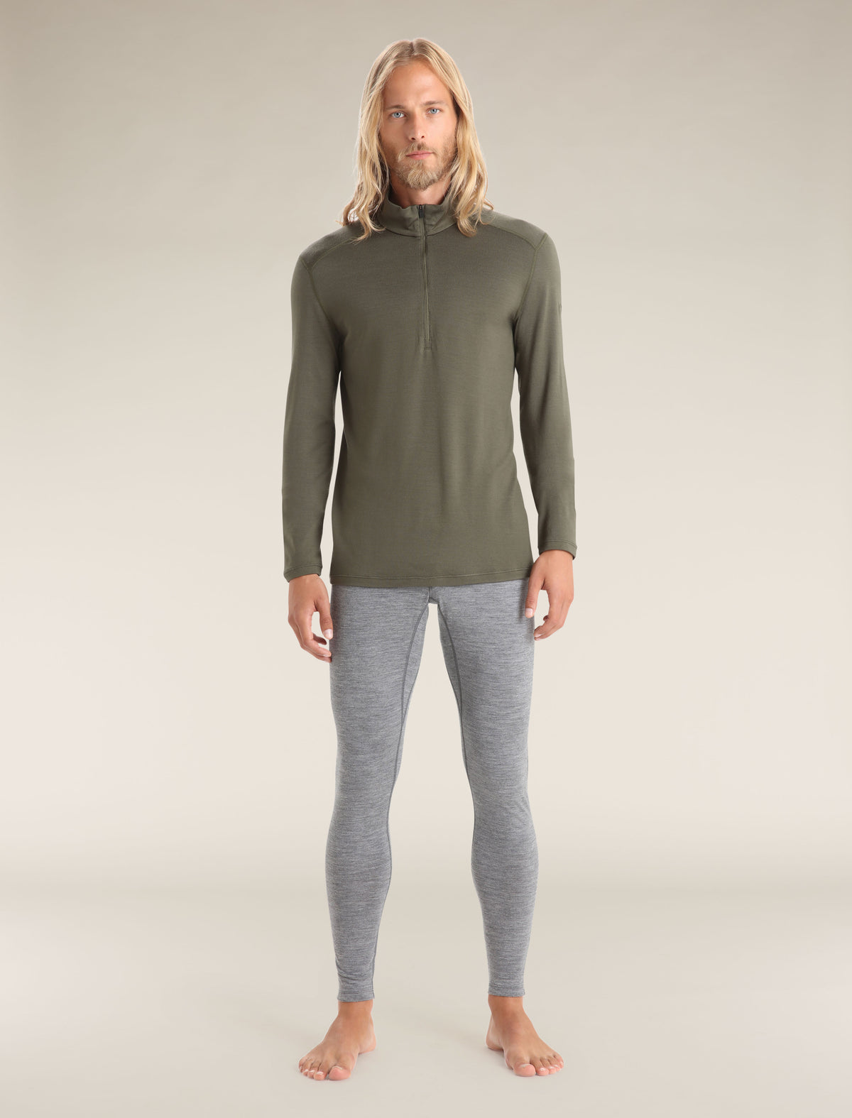 Men's Merino 260 Tech Long Sleeve Half Zip Thermal Top Loden - 3
