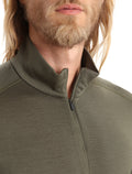 Men's Merino 260 Tech Long Sleeve Half Zip Thermal Top Loden - 5