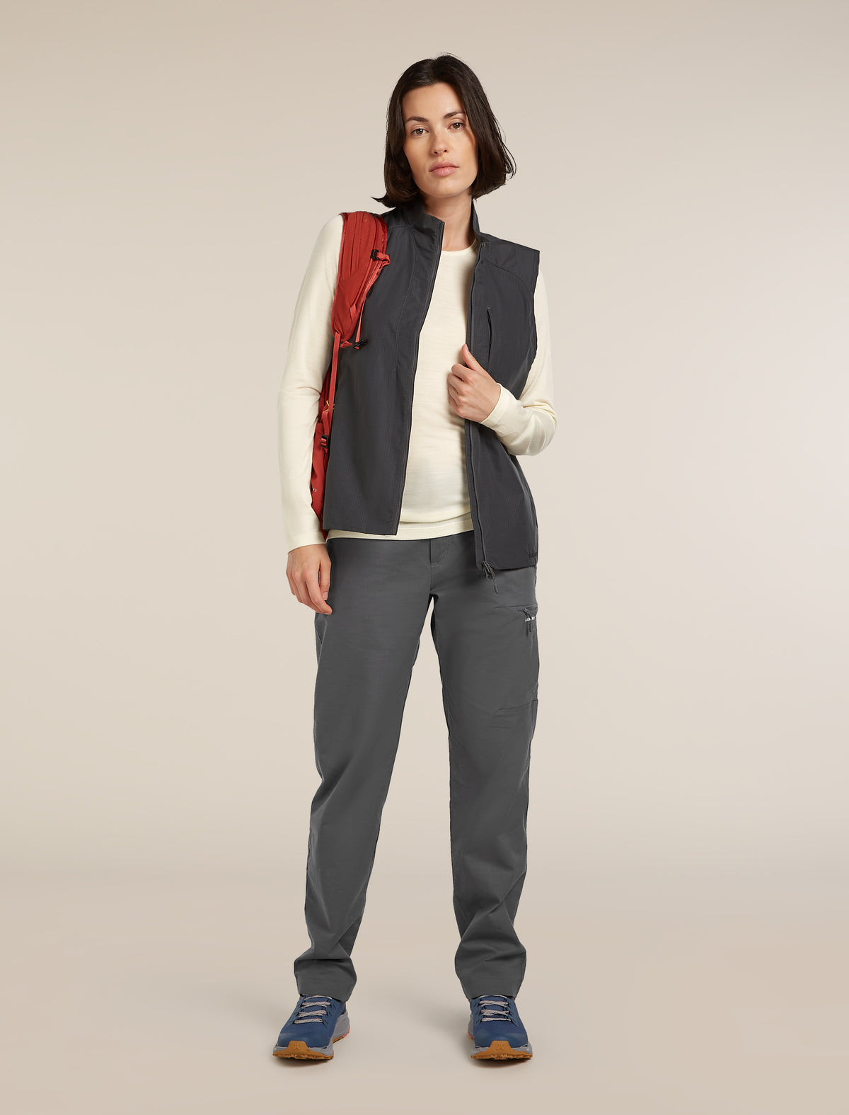 Women's Merino 200 Oasis Long Sleeve Crewe Thermal Top Undyed - 4